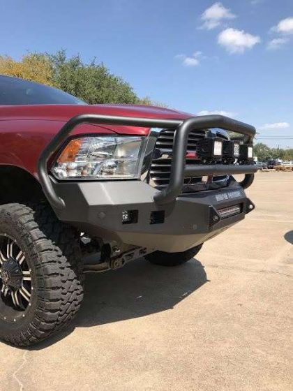 Road Armor 13-18 Ram 1500 Stealth Front Bumper w/Lonestar Guard - Tex Blk