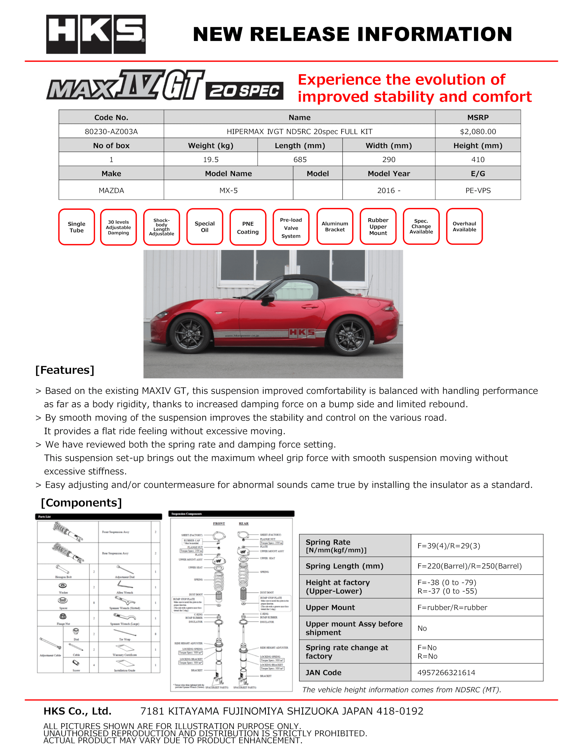 HIPERMAX IVGT ND5RC 20spec FULL KIT