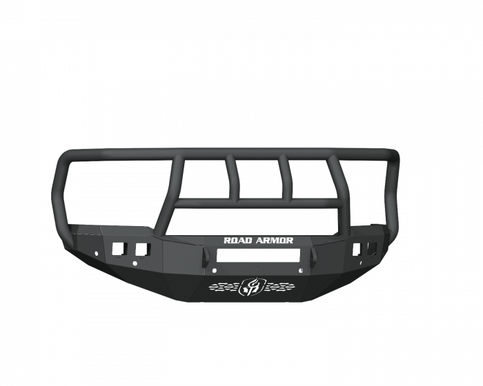 Road Armor 19-20 Ram 2500 Stealth Front Bumper w/Titan II Guard/6 Sensor Holes - Tex Blk