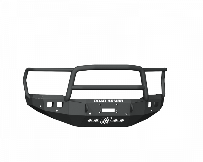 Road Armor 19-20 Ram 2500 Stealth Front Winch Bumper w/Lonestar Guard/6 Sensor Holes - Tex Blk