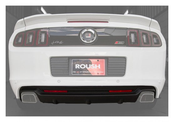 Roush 2013-2014 Ford Mustang Black Stipple Rear Valance Kit (Req. 421410/421517)