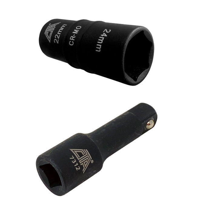 4217E - Flip Socket & Extension - 22mm x 24mm