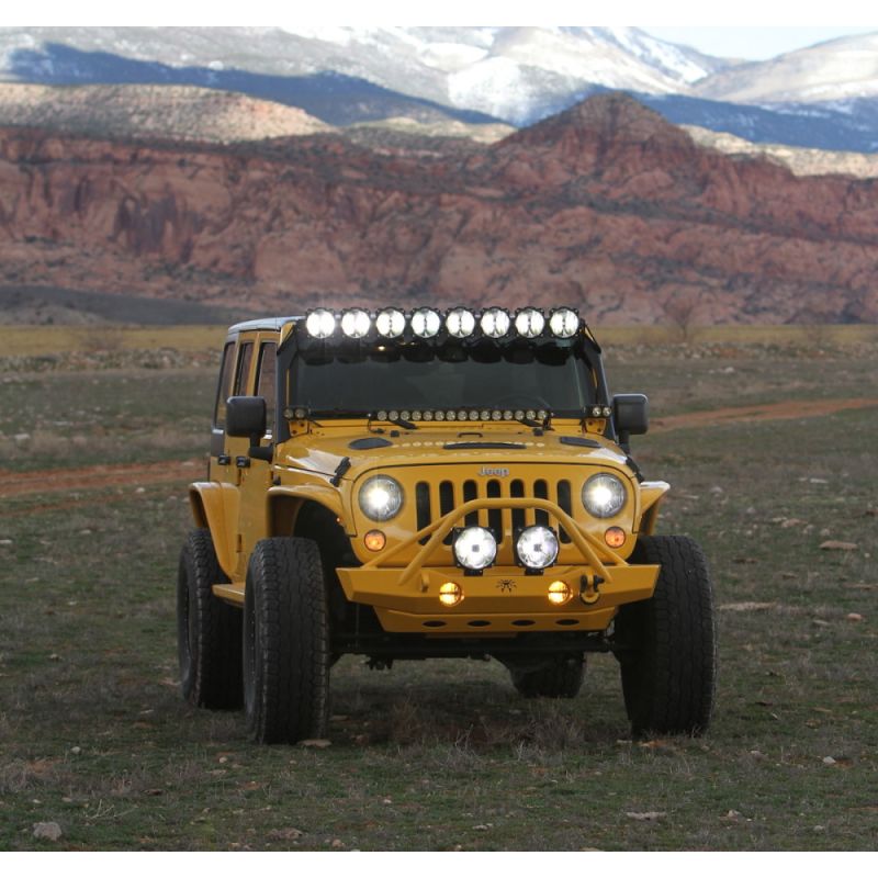 KC HiLiTES 07-18 Jeep JK (Not for Rubicon/Sahara) 7in. Gravity LED Pro DOT Headlight (Pair Pack Sys)