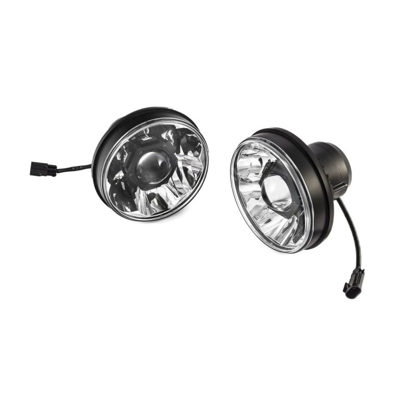 KC HiLiTES 07-18 Jeep JK (Not for Rubicon/Sahara) 7in. Gravity LED Pro DOT Headlight (Pair Pack Sys) - 0