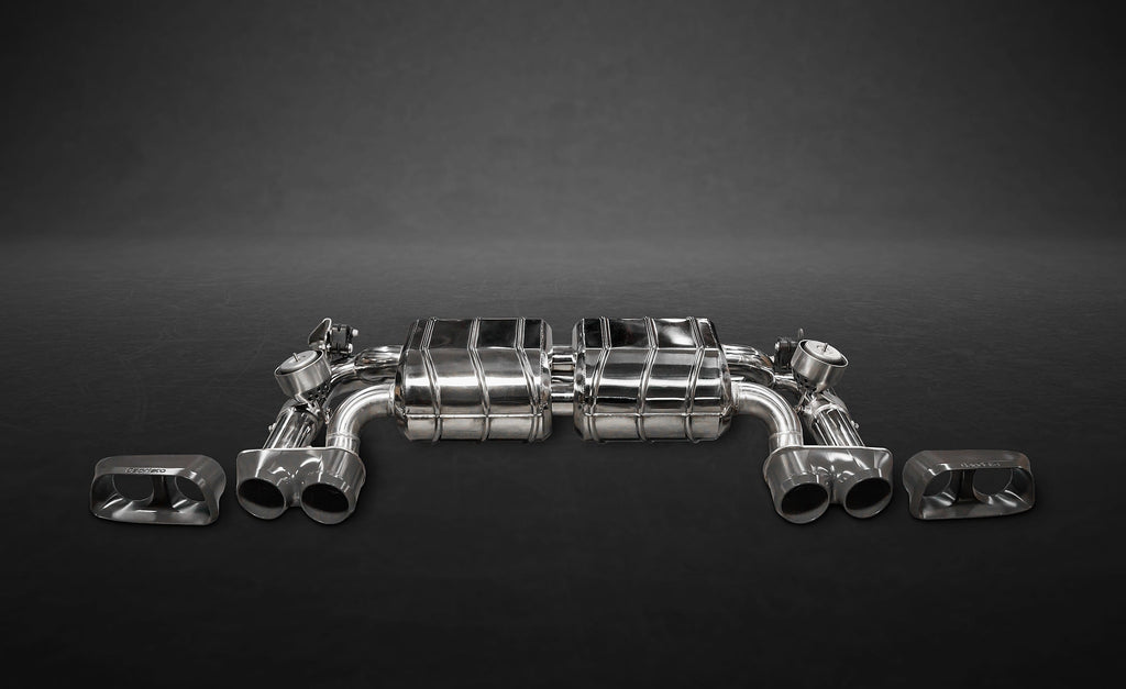 BMW 435i Twin Sound Exhaust System, Mid-Pipes, And Rear Skirt Diffuser (Inc. Remote) - 0