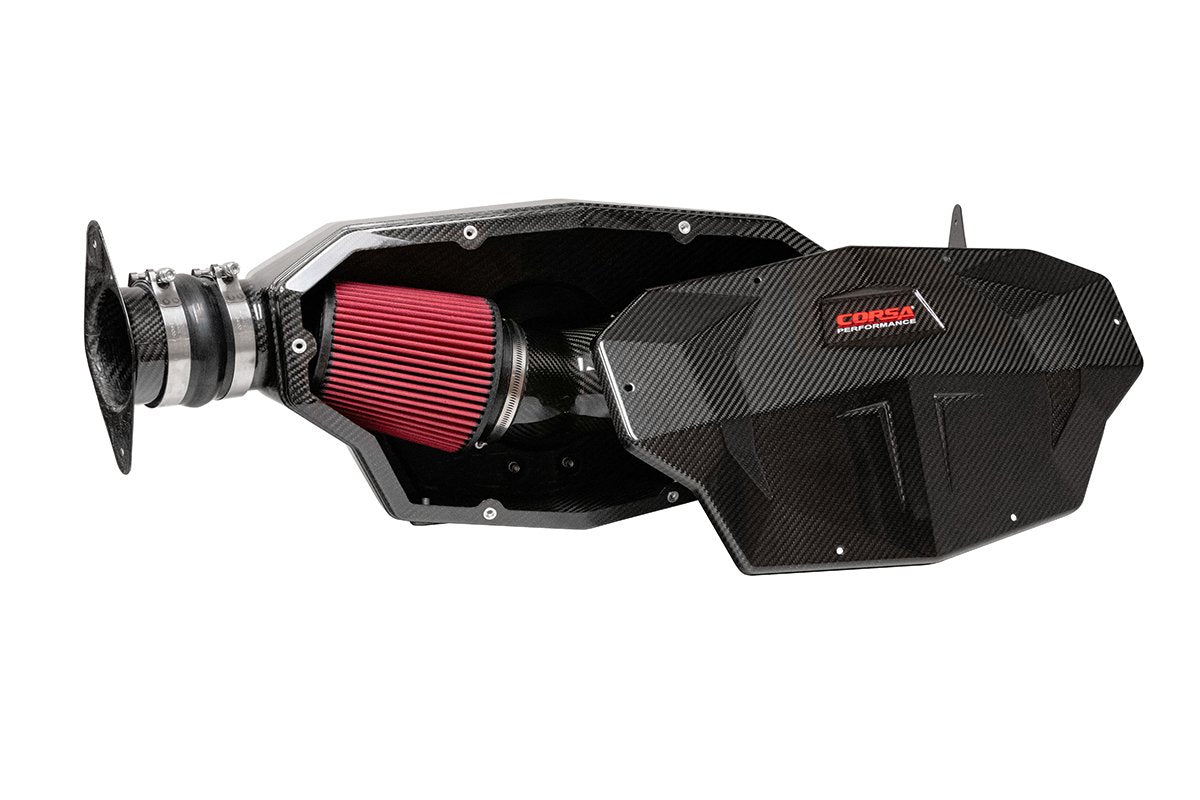 Corsa 2020+ Chevrolet Corvette C8 Carbon Fiber Air Intake - 0