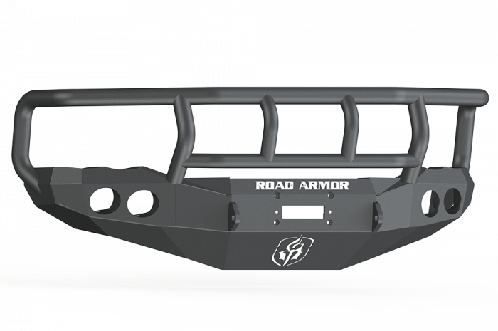 Road Armor 02-05 Dodge 1500 Stealth Front Winch Bumper w/Titan II Guard - Tex Blk