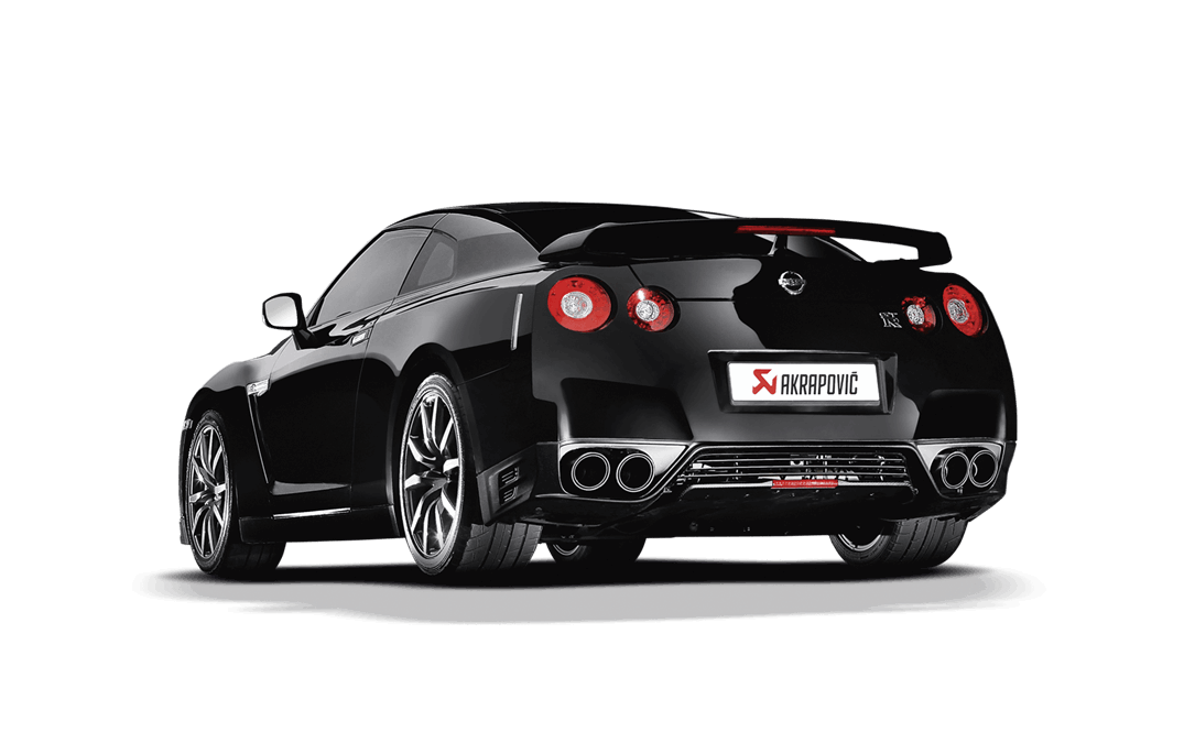 Akrapovic 08-17 Nissan GT-R Slip-On Line (Titanium) (Req. Tips) - 0