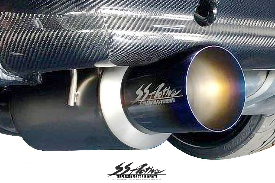 GReddy Garage 89-94 Nissan Skyline GT-R Ti Exhaust R32 w/ 90mm Main & 130mm Tip