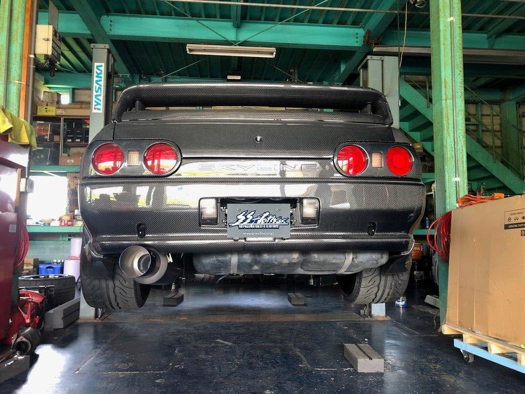 GReddy Garage 89-94 Nissan Skyline GT-R Ti Exhaust R32 w/ 90mm Main & 130mm Tip