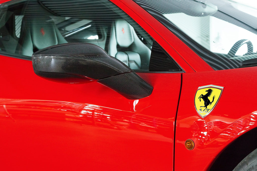 Ferrari 458 Carbon Mirror Cases (Matte)