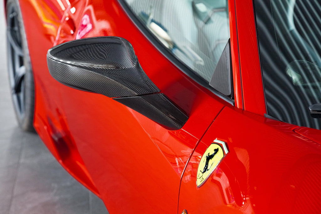 Ferrari 458 Carbon Mirror Cases (Matte)