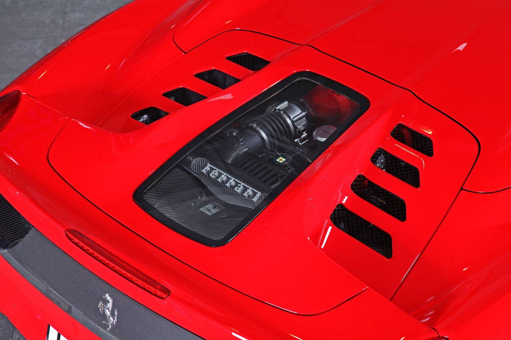 Ferrari 458 Carbon And Glass Bonnet - Raw (Spider/Aperta ONLY)