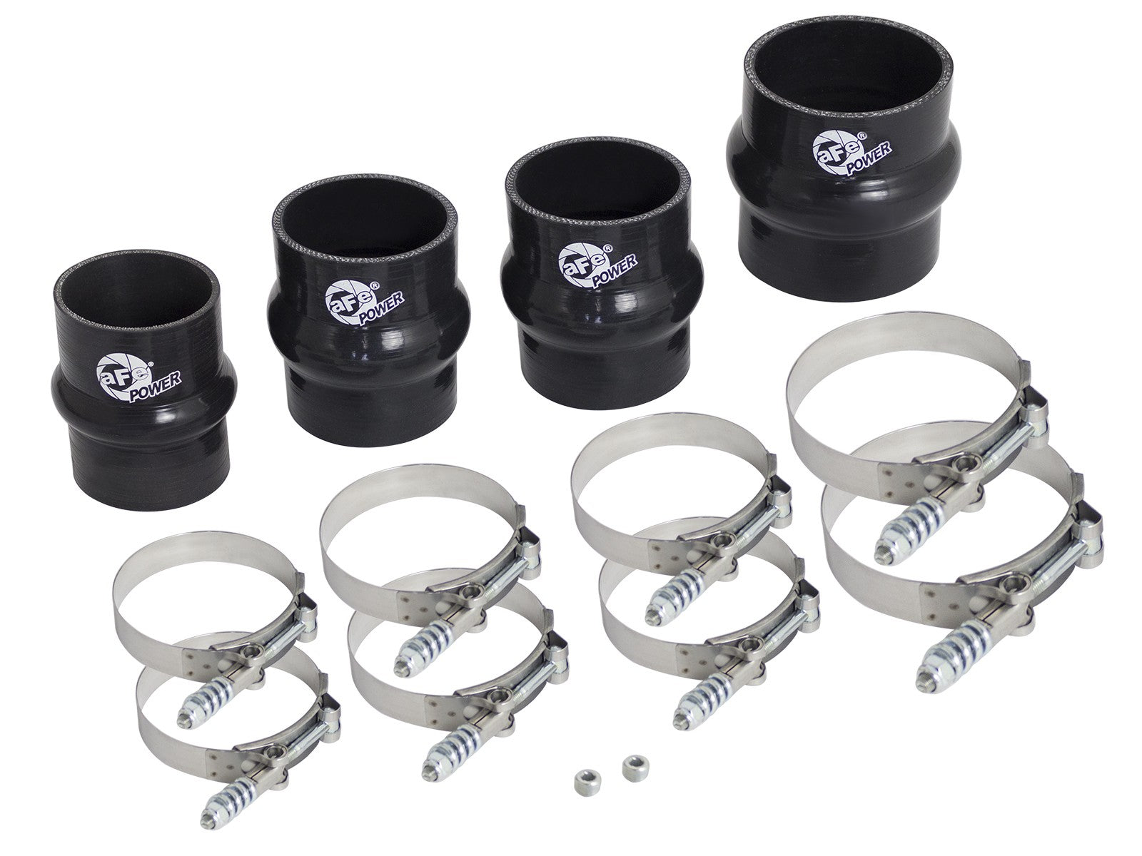 BladeRunner Intercooler Couplings & Clamps Kit; aFe Tubes Only Dodge Diesel Trucks 07.5-09 L6-6.7L (td)