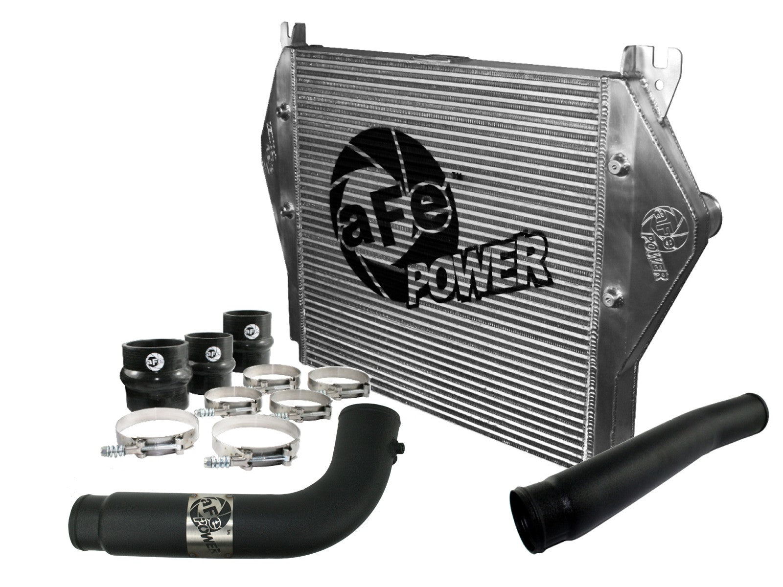 BladeRunner GT Series Intercooler Kit w/ Tubes Black Dodge Diesel Trucks 07.5-09 L6-6.7L (td)