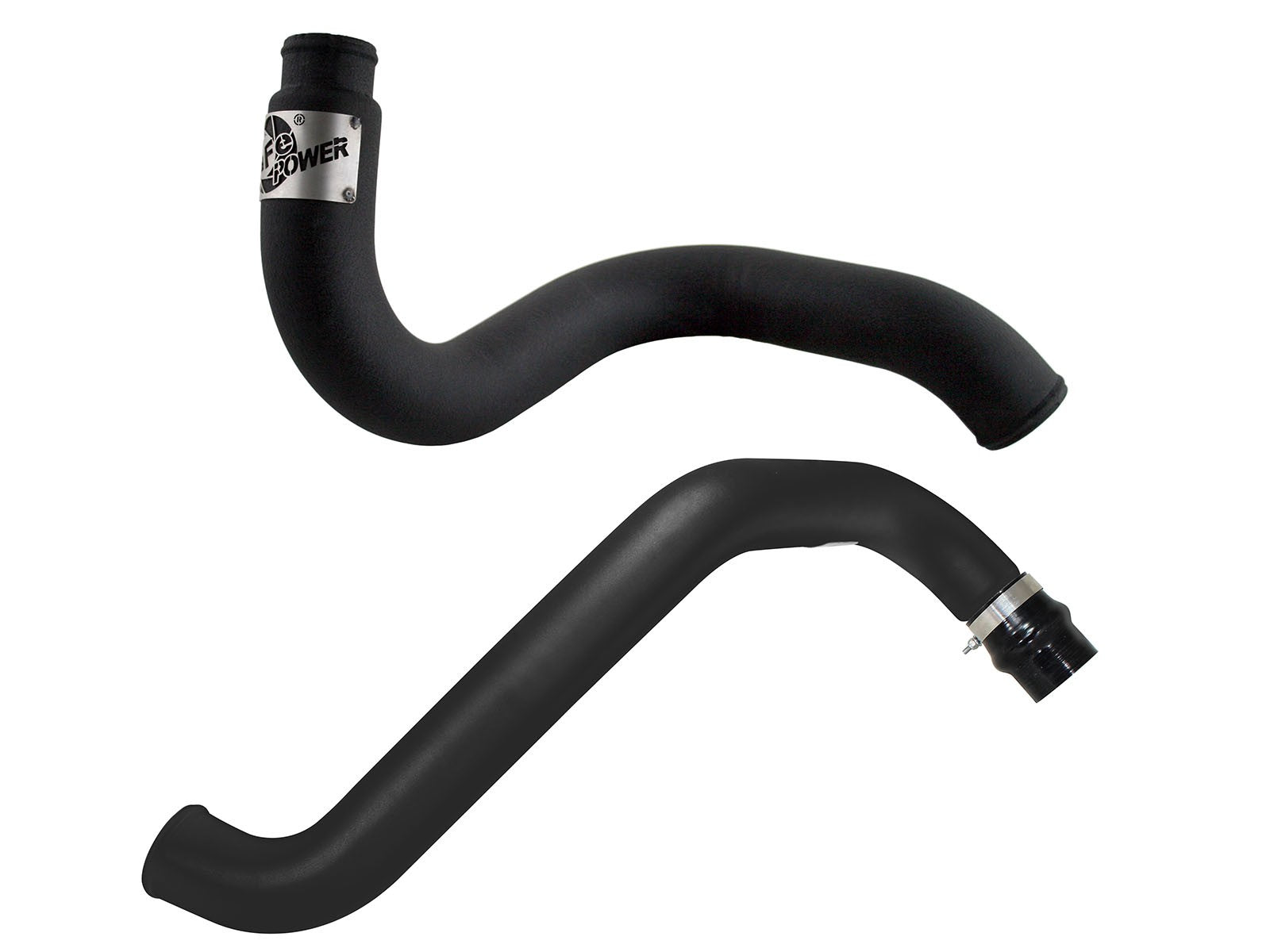 BladeRunner 3 IN Aluminum Hot and Cold Charge Pipe Kit Black GM Diesel Trucks 02-04 V8-6.6L (td) LB7 - 0