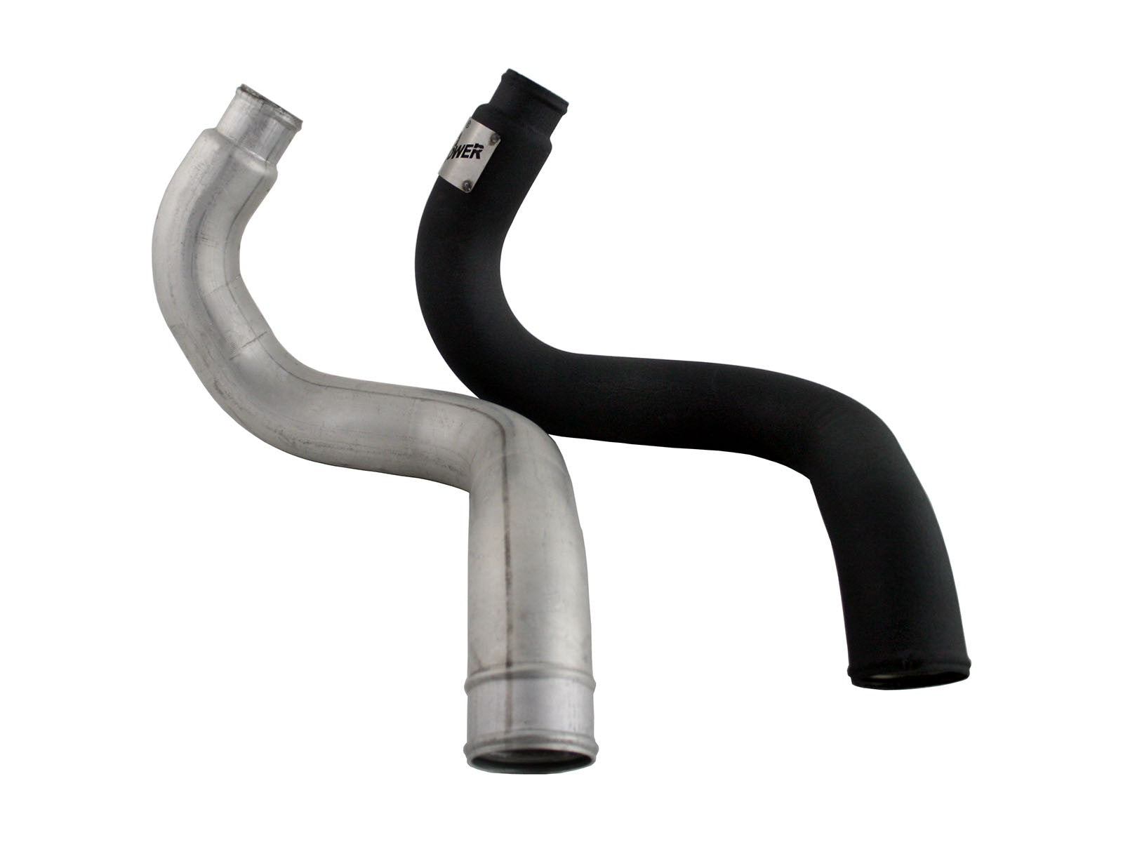 BladeRunner 3 IN Aluminum Hot and Cold Charge Pipe Kit Black GM Diesel Trucks 02-04 V8-6.6L (td) LB7