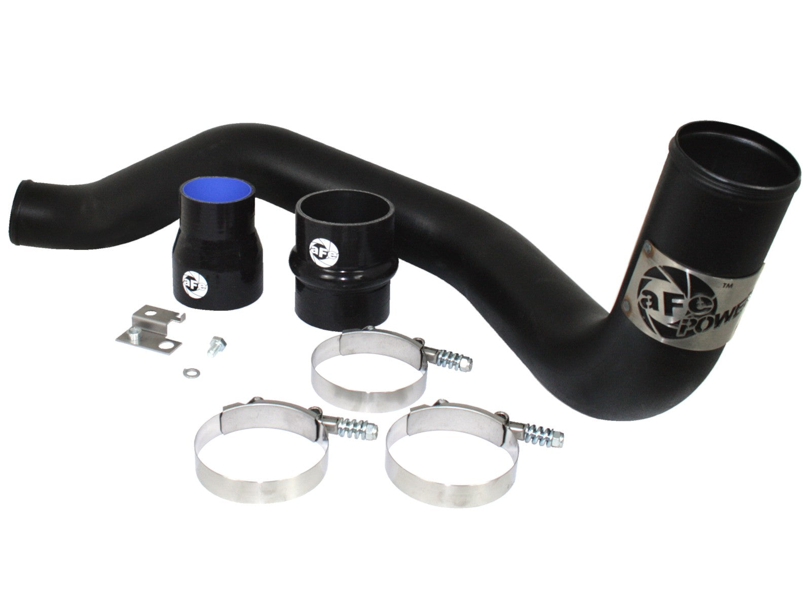 BladeRunner 3 IN Aluminum Hot Charge Pipe Black GM Diesel Trucks 04.5-10 V8-6.6L (td) LLY/LBZ/LMM