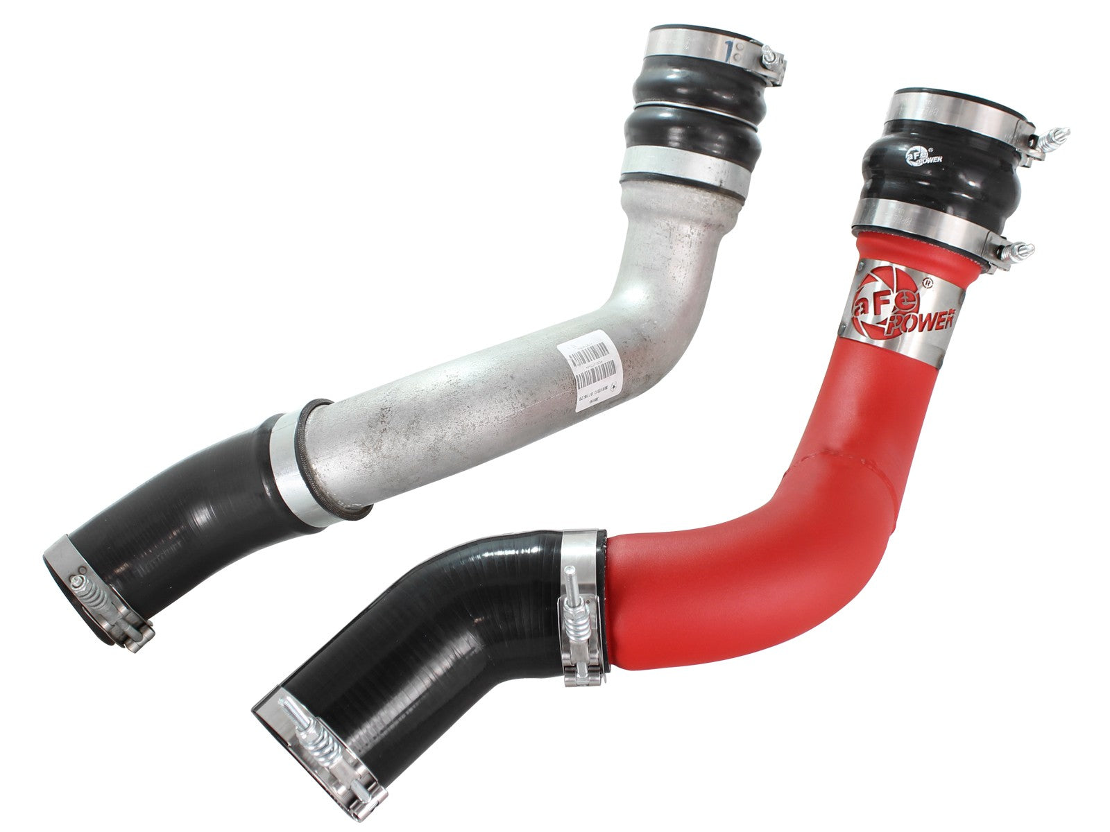 BladeRunner 3 IN Aluminum Hot Charge Pipe Red Dodge RAM Diesel Trucks 13-18 L6-6.7L (td) - 0