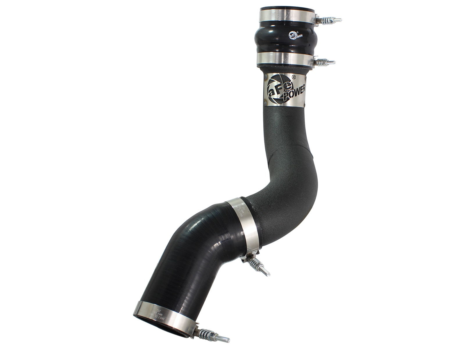 BladeRunner 3 IN Aluminum Cold Charge Pipe Black Dodge RAM Diesel Trucks 13-18 L6-6.7L (td)