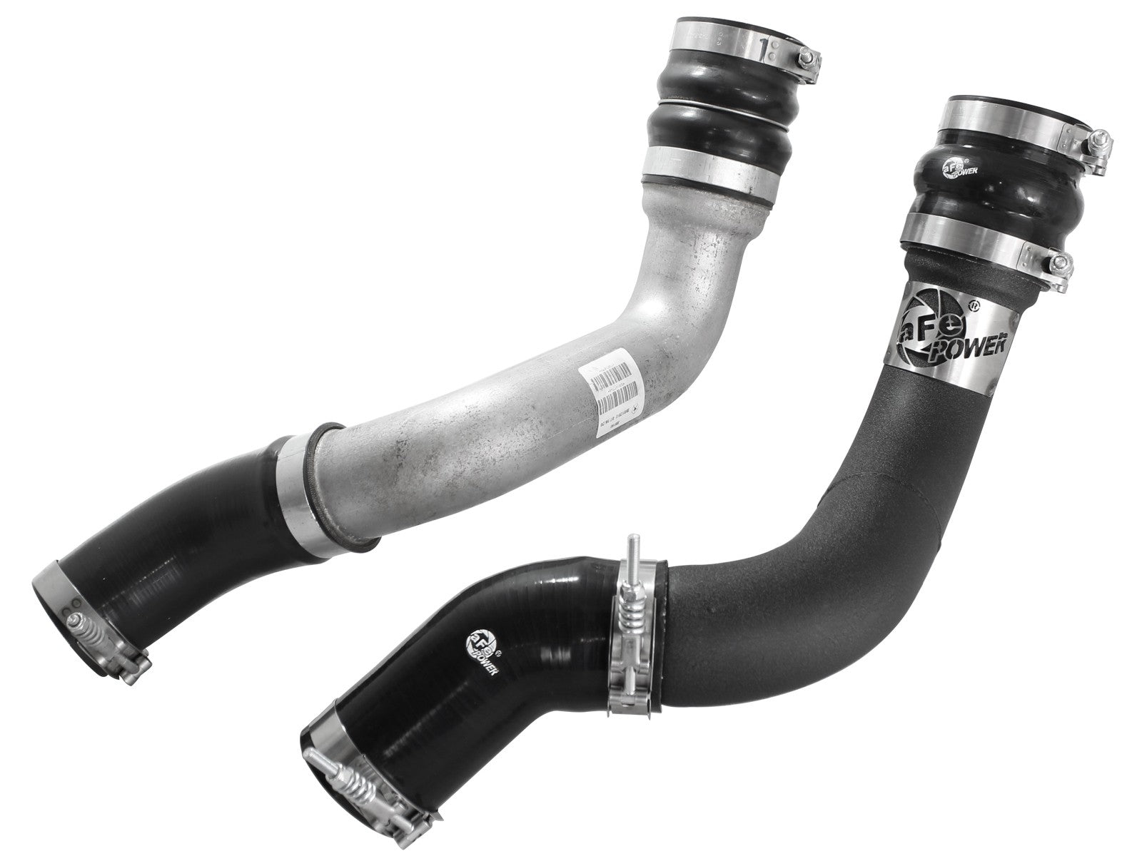 BladeRunner 3 IN Aluminum Cold Charge Pipe Black Dodge RAM Diesel Trucks 13-18 L6-6.7L (td)