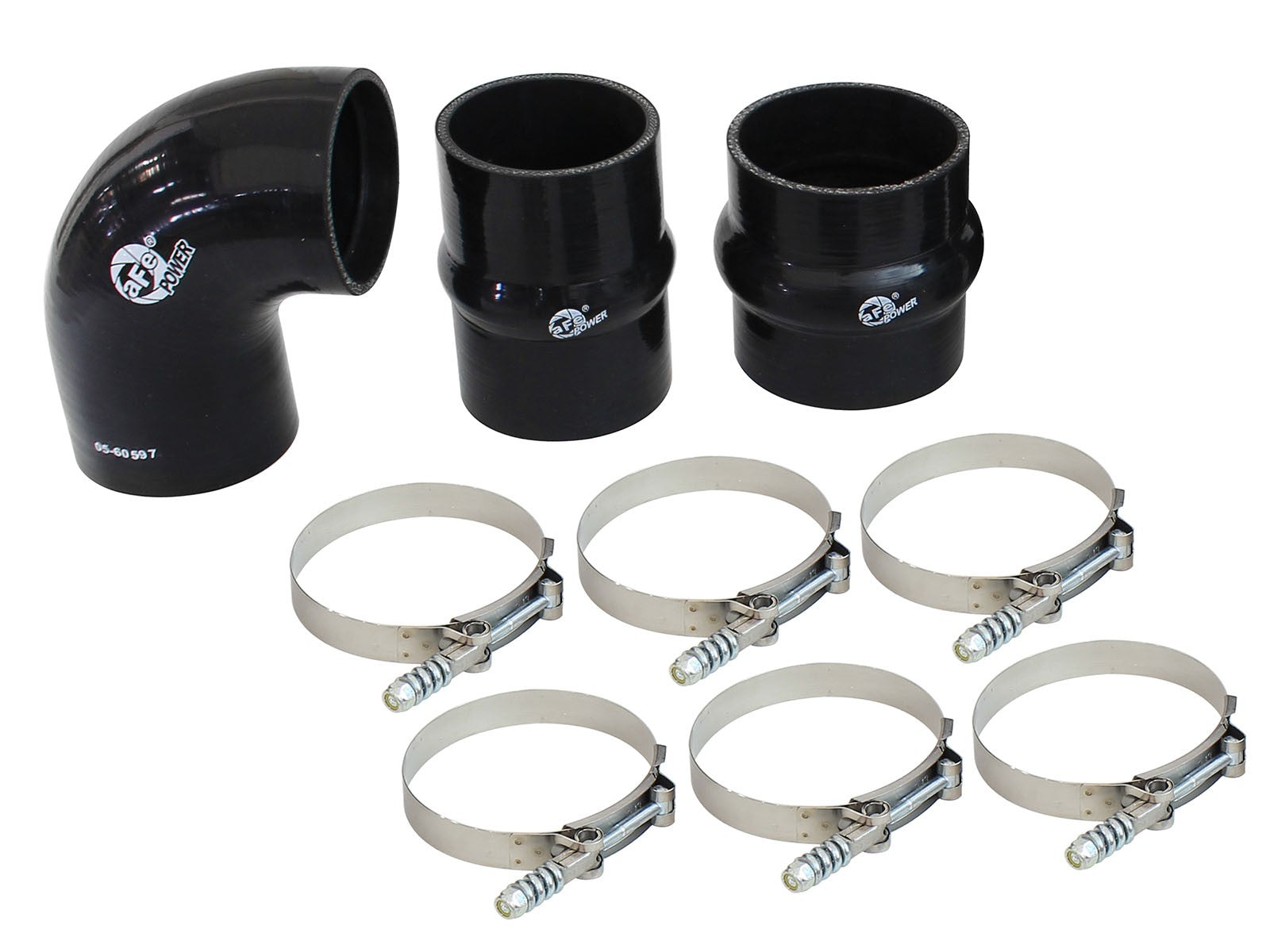 BladeRunner Intercooler Coupling & Clamp Kit for Factory Intercooler & aFe Tubes Ford Diesel Trucks 11-16 V8-6.7L (td)