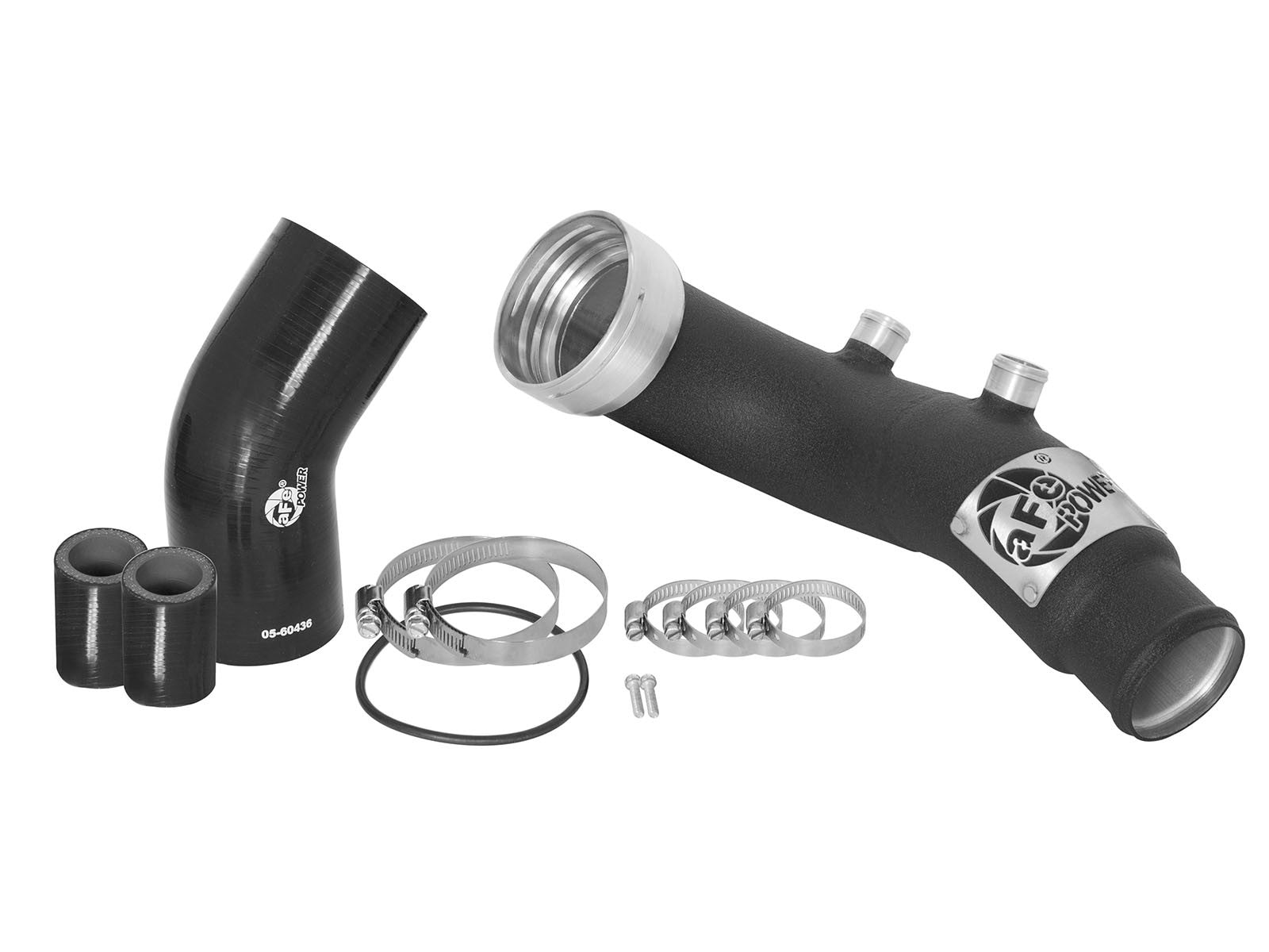 BladeRunner 3 IN Aluminum Cold Charge Pipe Black BMW 335i (E90/92/93) 07-10 L6-3.0L (t) N54