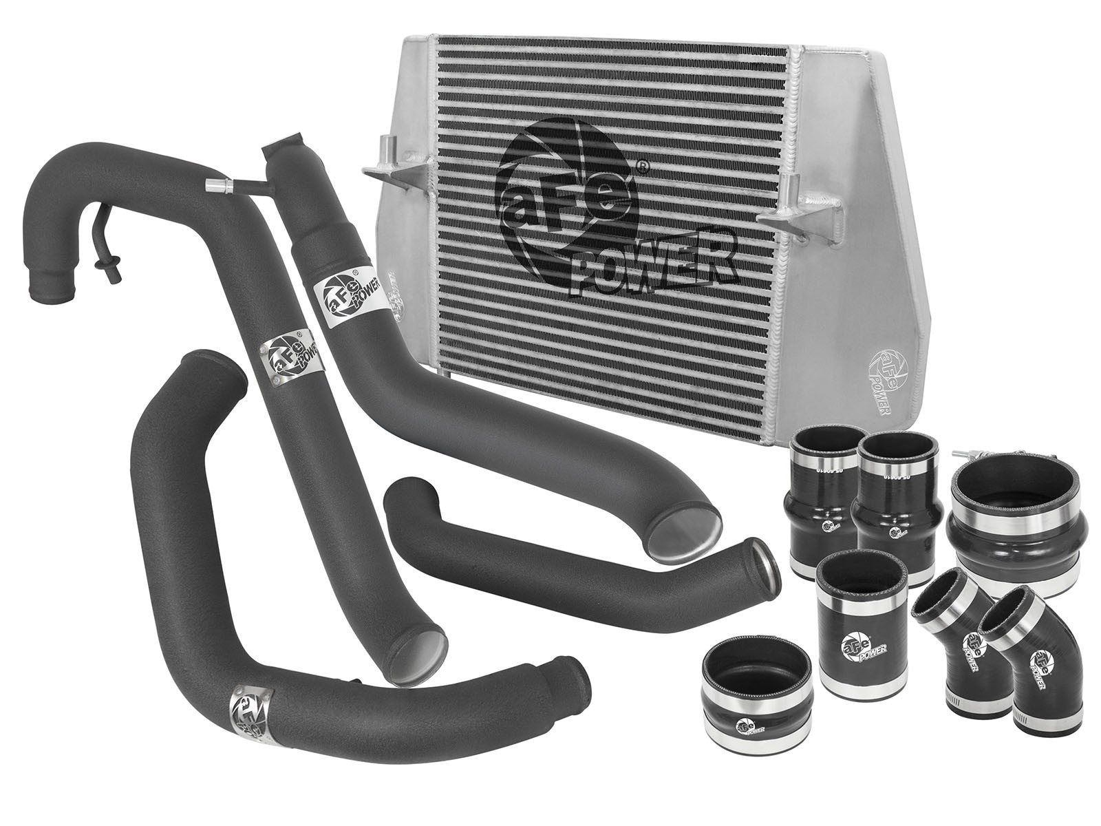 BladeRunner GT Series Intercooler Kit w/ Tubes Black Ford F-150 13-14 V6-3.5L (tt)