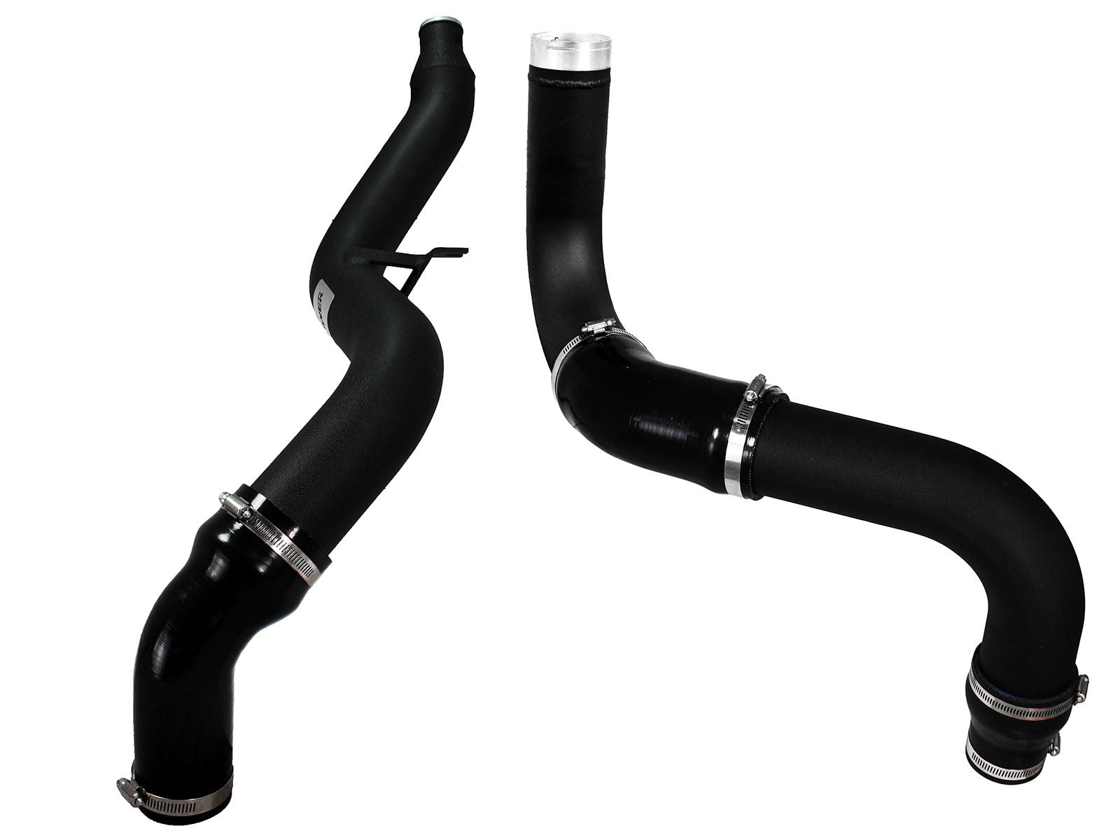 BladeRunner 3 IN Aluminum Hot and Cold Charge Pipe Kit Black Dodge RAM 1500 EcoDiesel 14-18 V6-3.0L (td) - 0