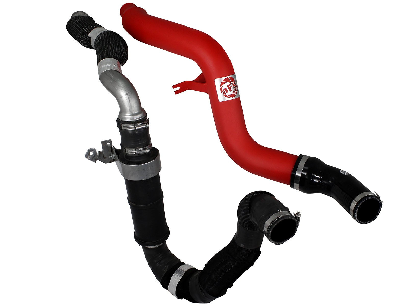 BladeRunner 3 IN Aluminum Hot Charge Pipe Red Dodge RAM 1500 EcoDiesel 14-18 V6-3.0L (td) - 0