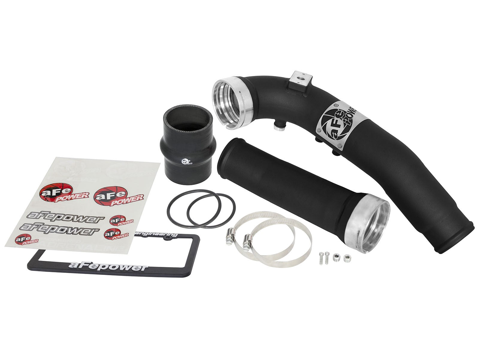 BladeRunner 2-1/2 IN to 2-3/4 IN Aluminum Cold Charge Pipe Black BMW 328i (F30) 12-18 L4-2.0L (t) N20