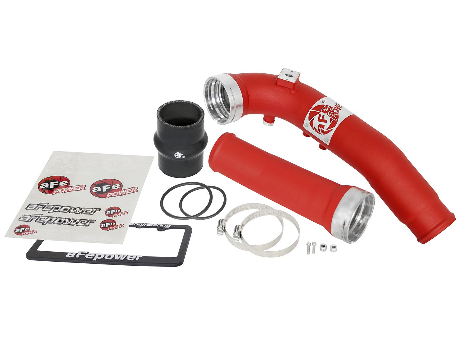 BladeRunner 2-1/2 IN to 2-3/4 IN Aluminum Cold Charge Pipe Red BMW 328i (F30) 12-18 L4-2.0L (t) N20