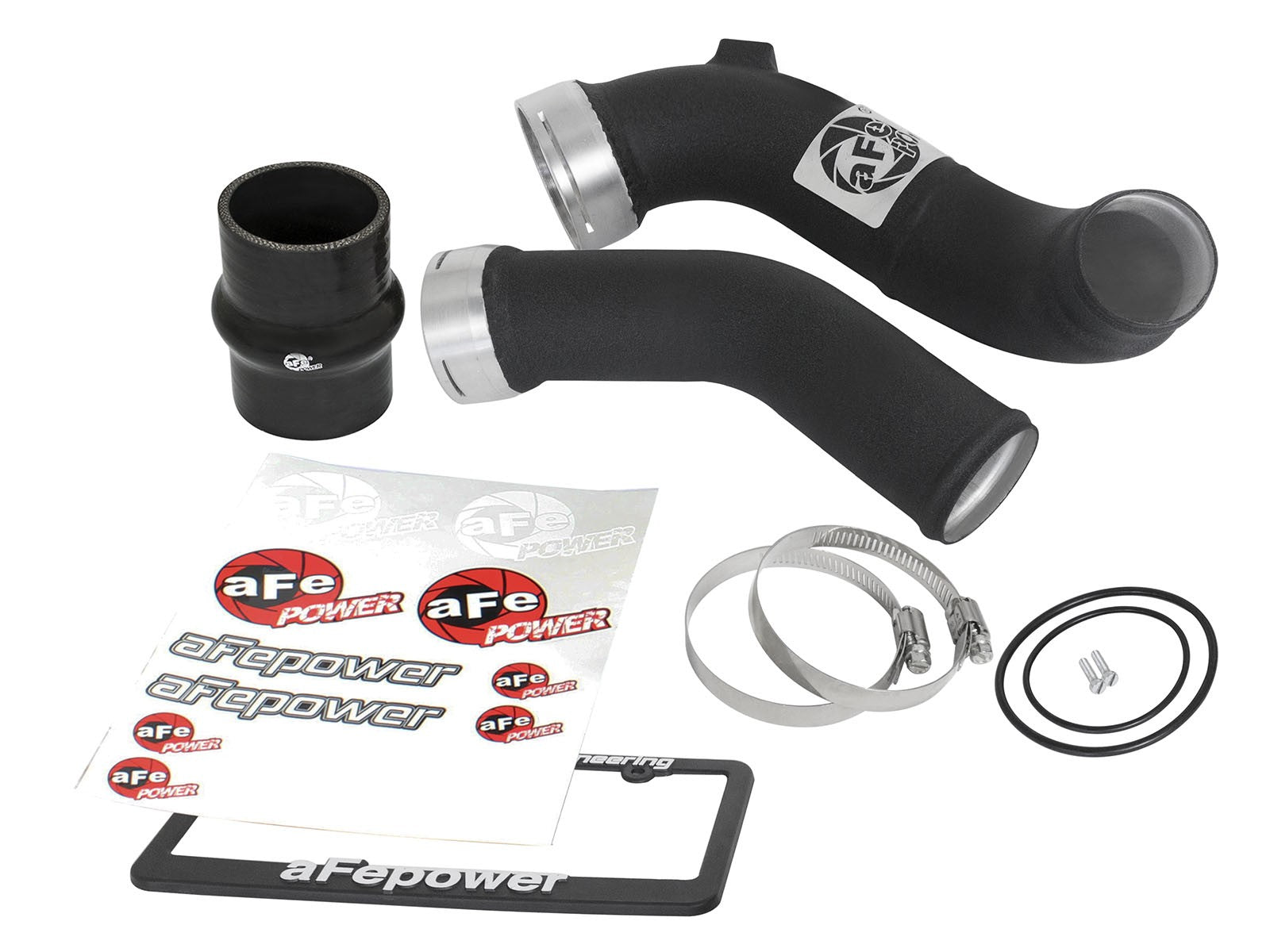 BladeRunner 3 IN Aluminum Cold Charge Pipe Black BMW 335i (F30) 12-15 / M235i (F22/23) 14-16 L6-3.0L (t) N55