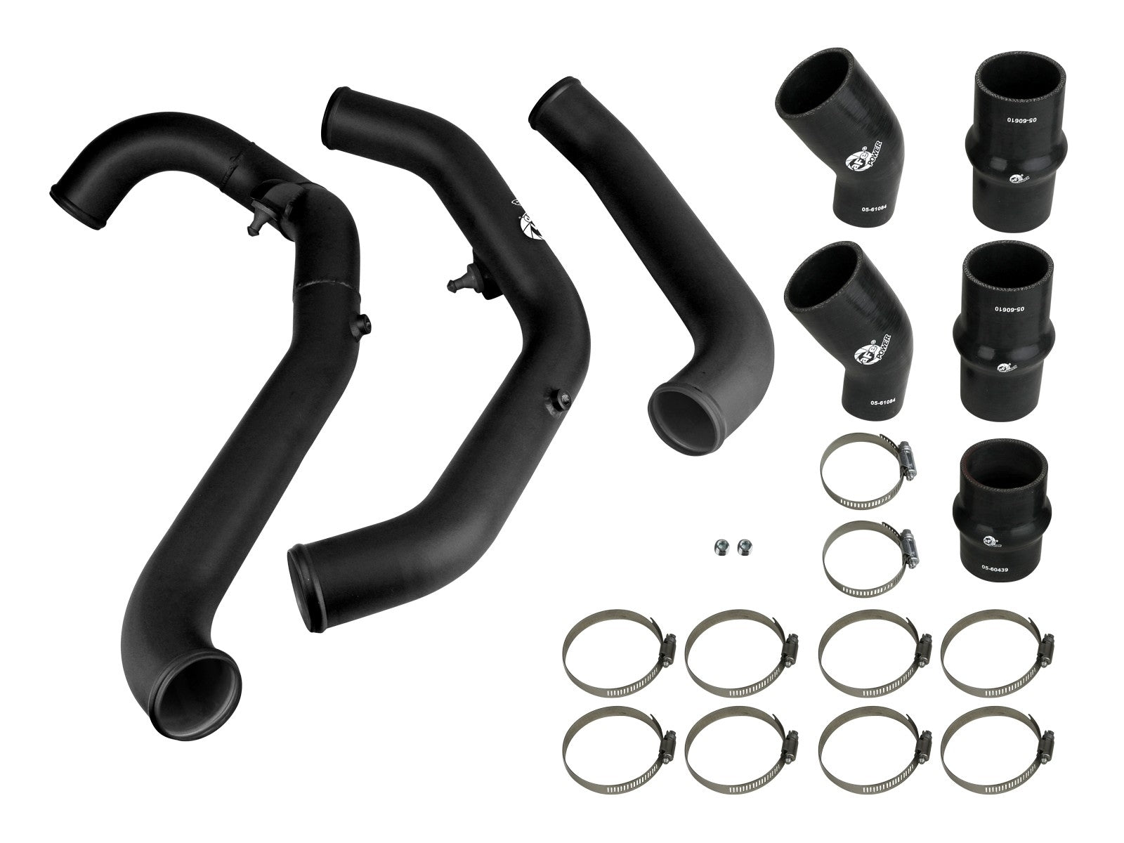 BladeRunner 2-1/2 IN Aluminum Hot Charge Pipe Black Ford F-150 Raptor 17-20 V6-3.5L (tt)