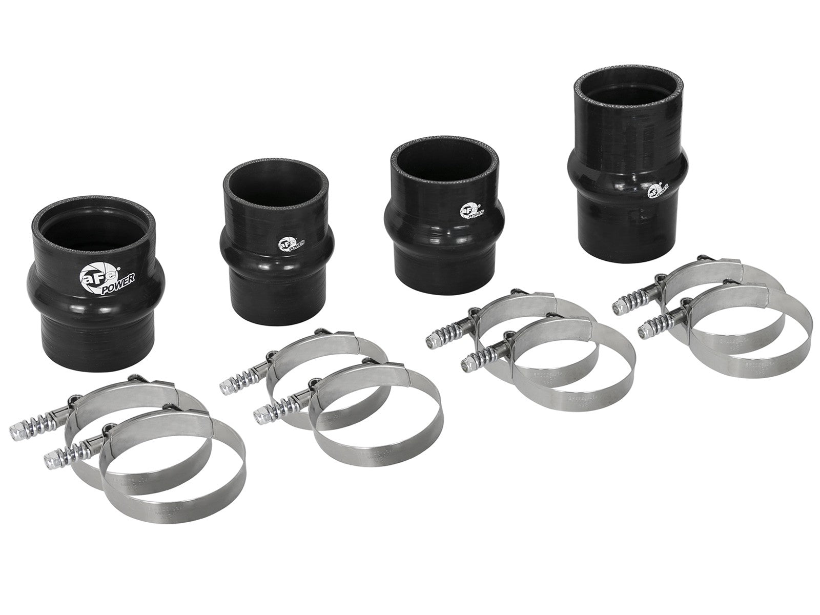 BladeRunner Intercooler Coupling & Clamp Kit for Factory Intercooler & aFe Tubes GM Diesel Trucks 17-19 V8-6.6L (td) L5P