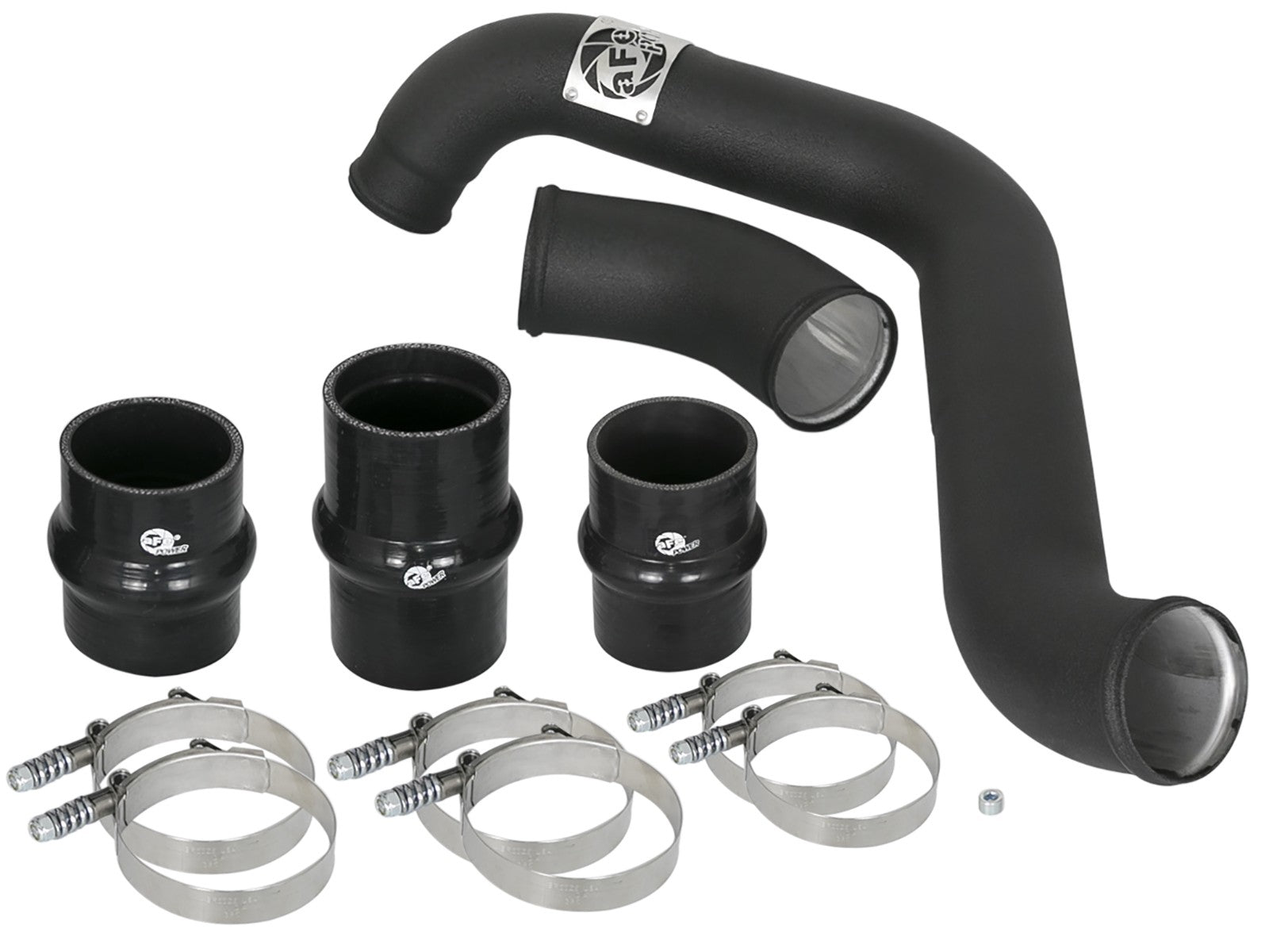 BladeRunner 3 IN Aluminum Hot Charge Pipe Black GM Diesel Trucks 17-19 V8-6.6L (td) L5P