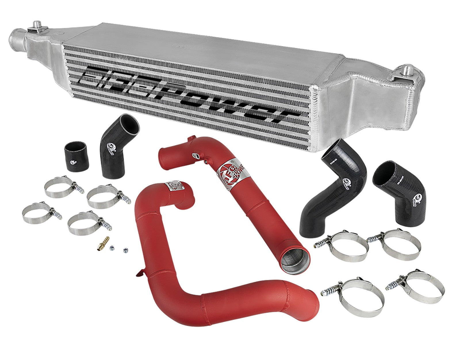 BladeRunner GT Series Intercooler Kit w/ Tubes Red Honda Civic 16-18 L4-1.5L (t)