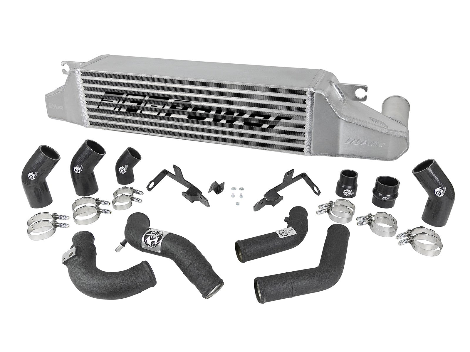 BladeRunner GT Series Intercooler Kit w/ Tubes Black FIAT 124 Spider 17-19 L4-1.4L (t)