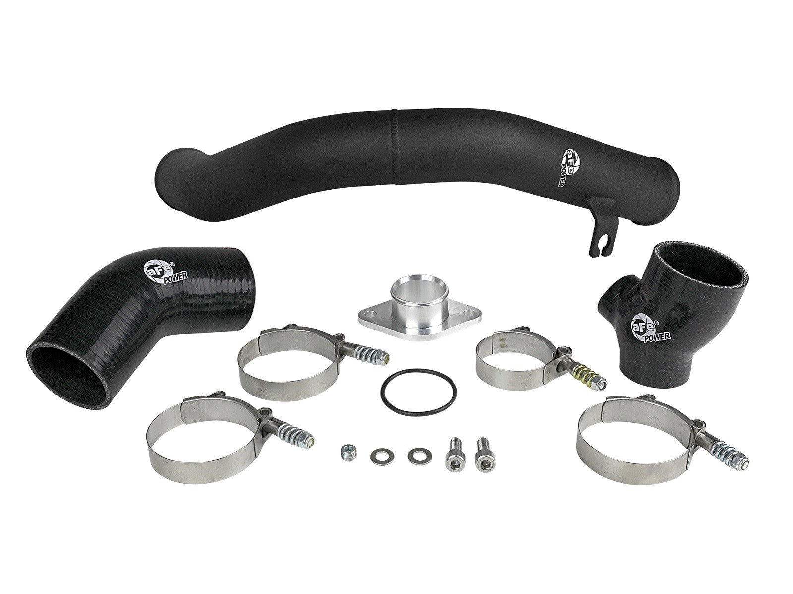 BladeRunner 2-1/2 IN Aluminum Hot Charge Pipe Black Subaru WRX 15-20 H4-2.0L (t)