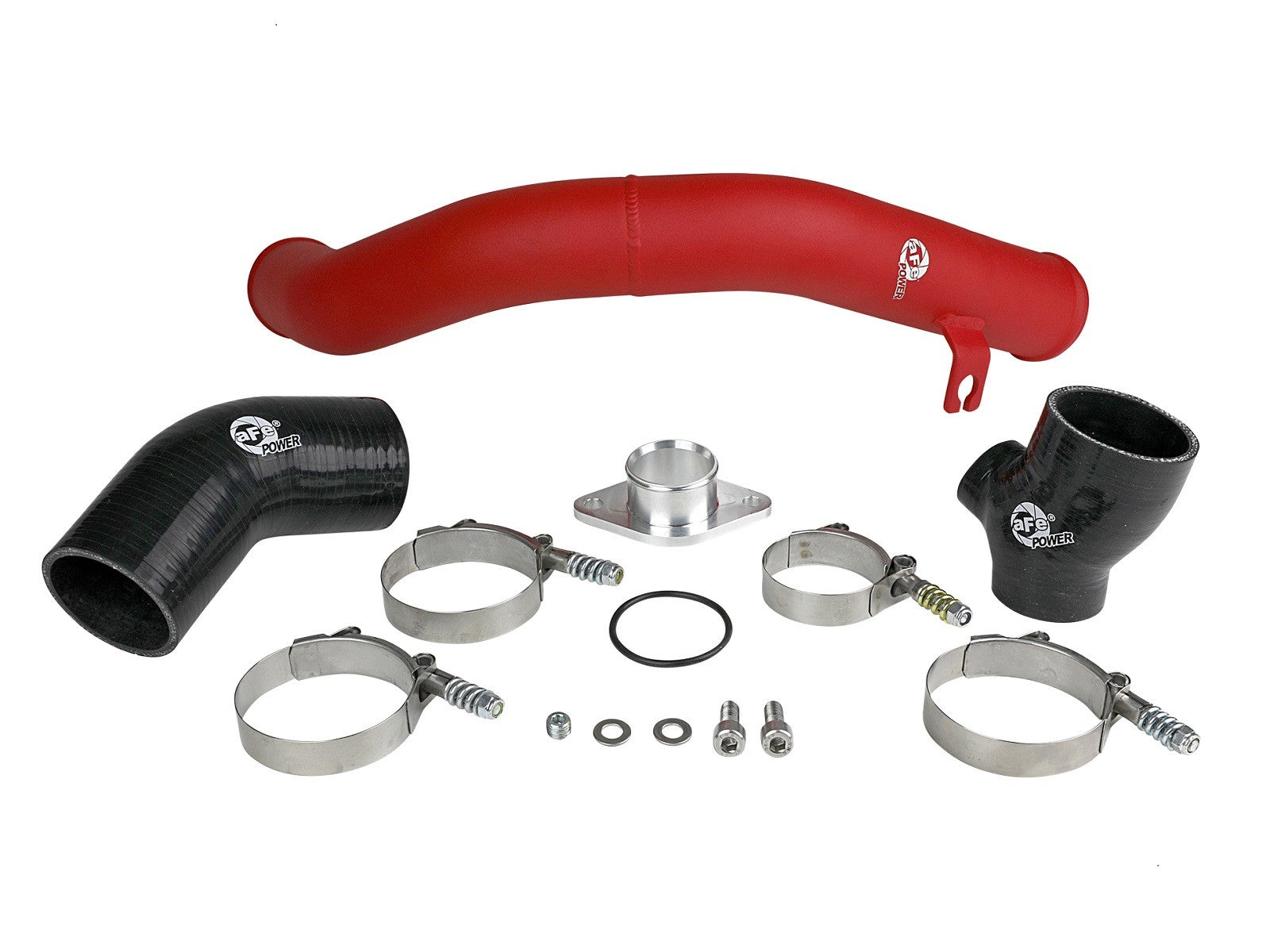 BladeRunner 2-1/2 IN Aluminum Hot Charge Pipe Red Subaru WRX 15-20 H4-2.0L (t)