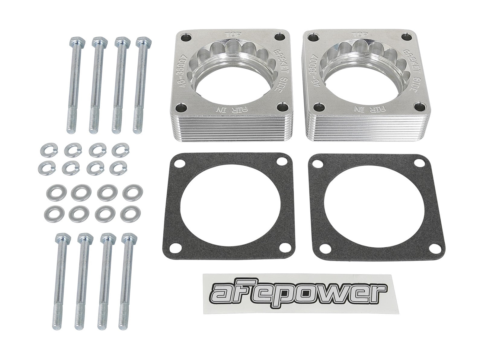 Silver Bullet Throttle Body Spacer Kit (Pair) Nissan 370Z 09-20/Infiniti G37 08-13/Q60/Q50 14-15 V6-3.7L (VQ37VHR)