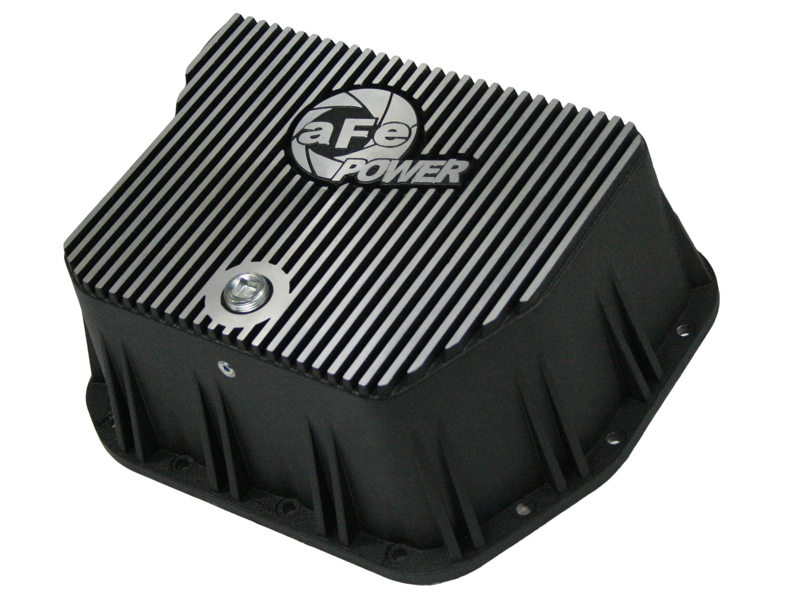 aFe Power Transmission Pan Black w/ Machined Fins Dodge Diesel Trucks 94-07 L6-5.9L (td)