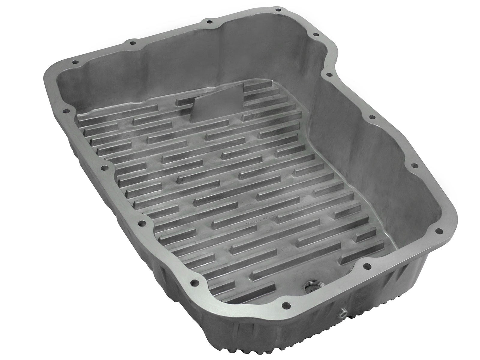 aFe Power Transmission Pan Raw w/ Machined Fins Dodge Diesel Trucks 07.5-12 L6-6.7L (td) - 0