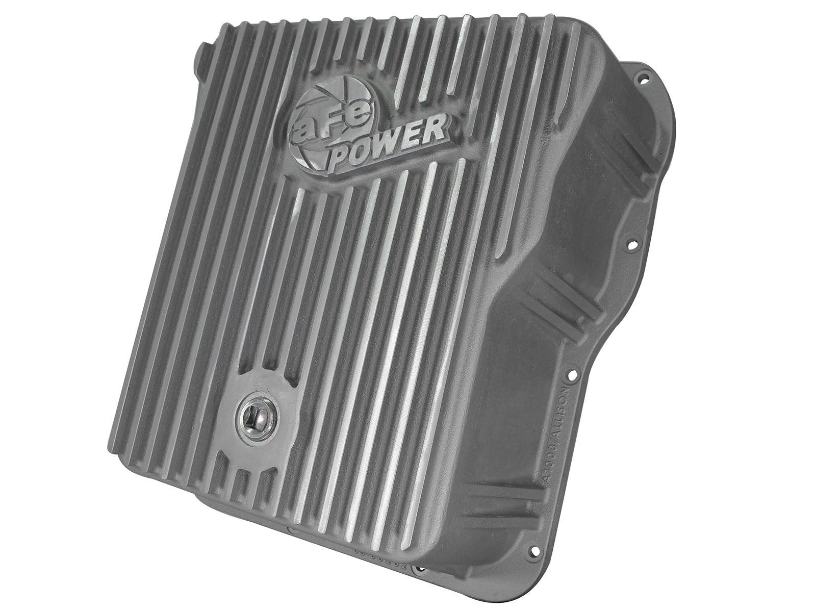 aFe Power Transmission Pan Raw w/ Machined Fins GM Diesel Trucks 01-19 V8-6.6L (td) LB7/LLY/LBZ/LMM/LML/L5P