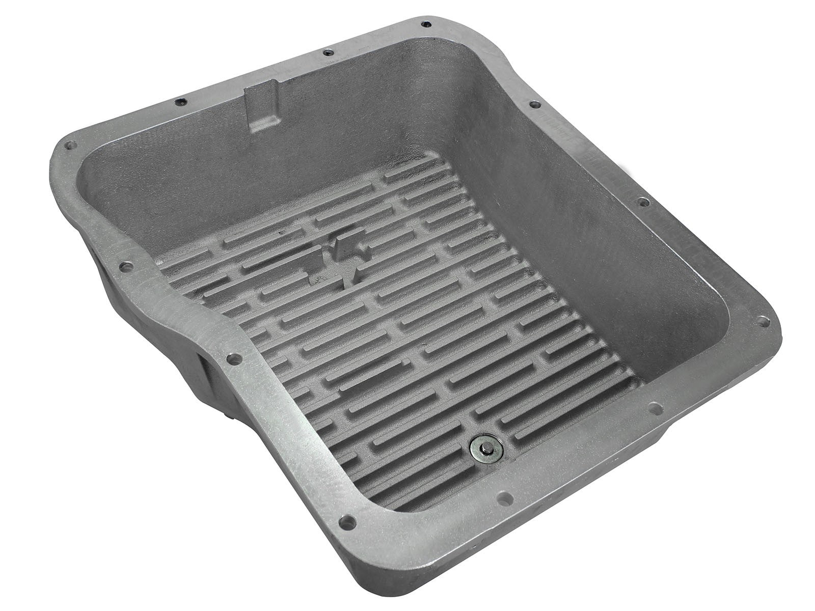 aFe Power Transmission Pan Raw w/ Machined Fins GM Diesel Trucks 01-19 V8-6.6L (td) LB7/LLY/LBZ/LMM/LML/L5P - 0