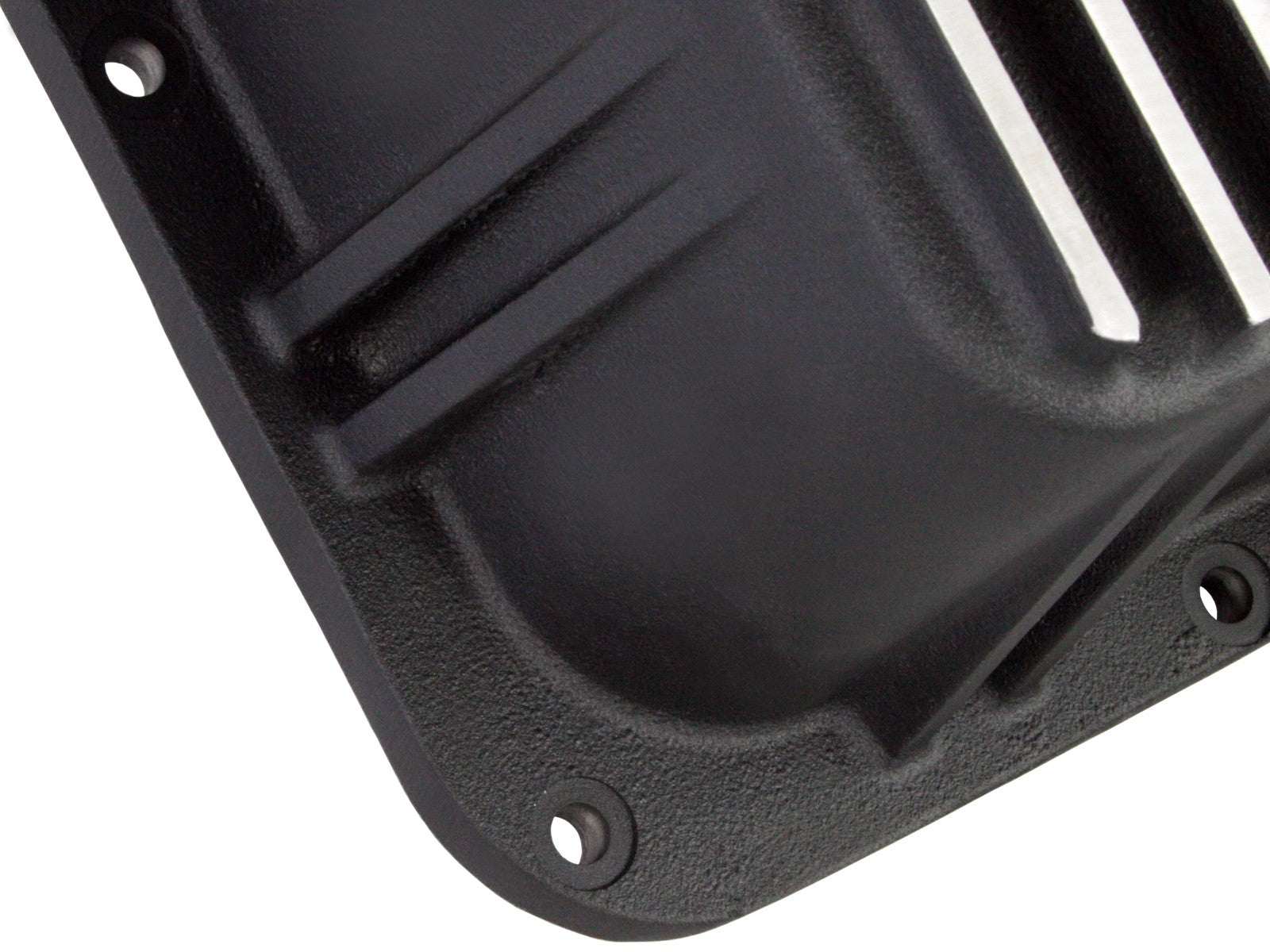 aFe Power Transmission Pan Black w/ Machined Fins  GM Diesel Trucks 01-19 V8-6.6L (td) LB7/LLY/LBZ/LMM/LML/L5P