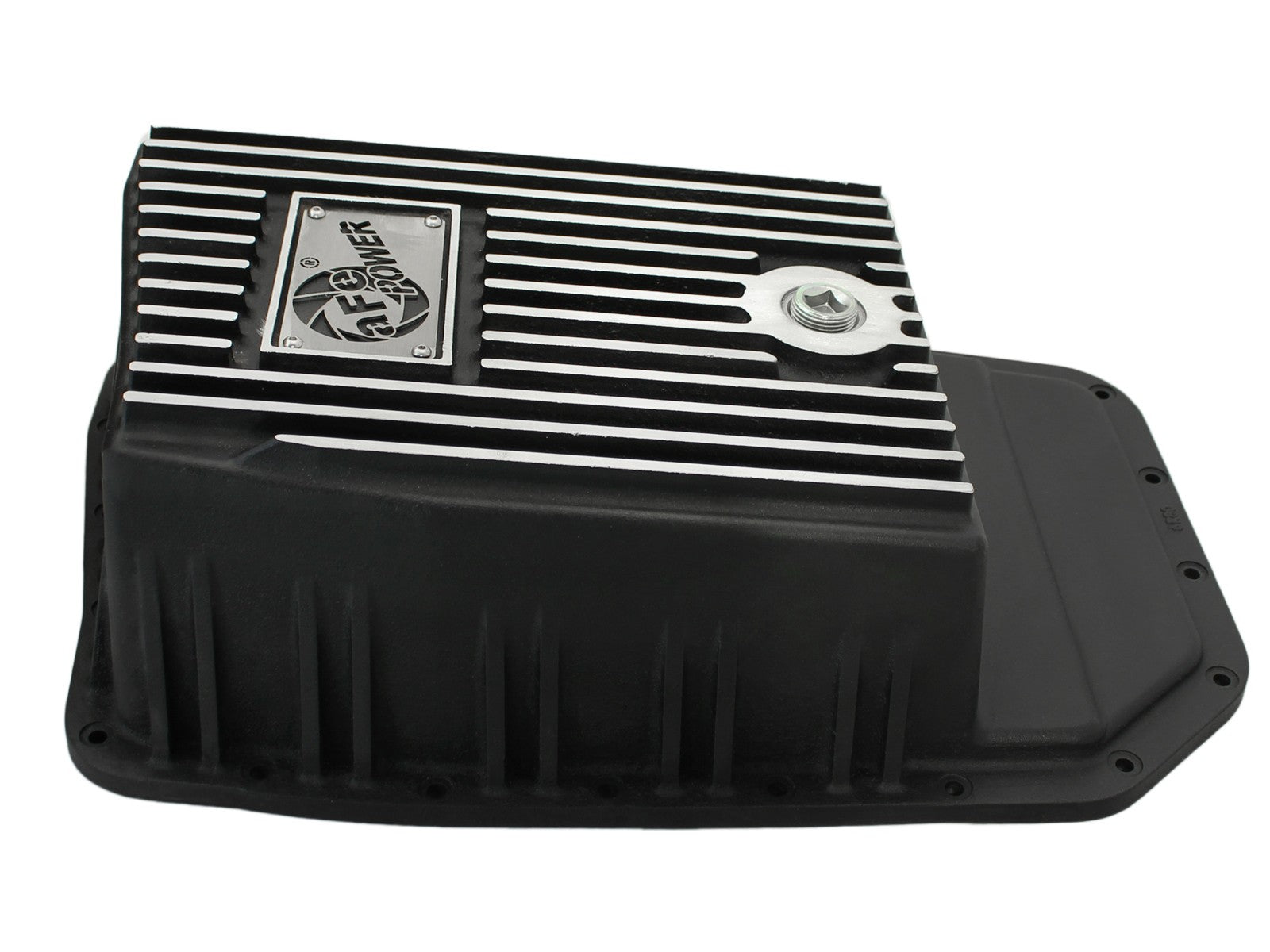 aFe Power Transmission Pan Black w/ Machined Fins (6R80 Transmission) Ford F-150 Trucks 09-19 - 0