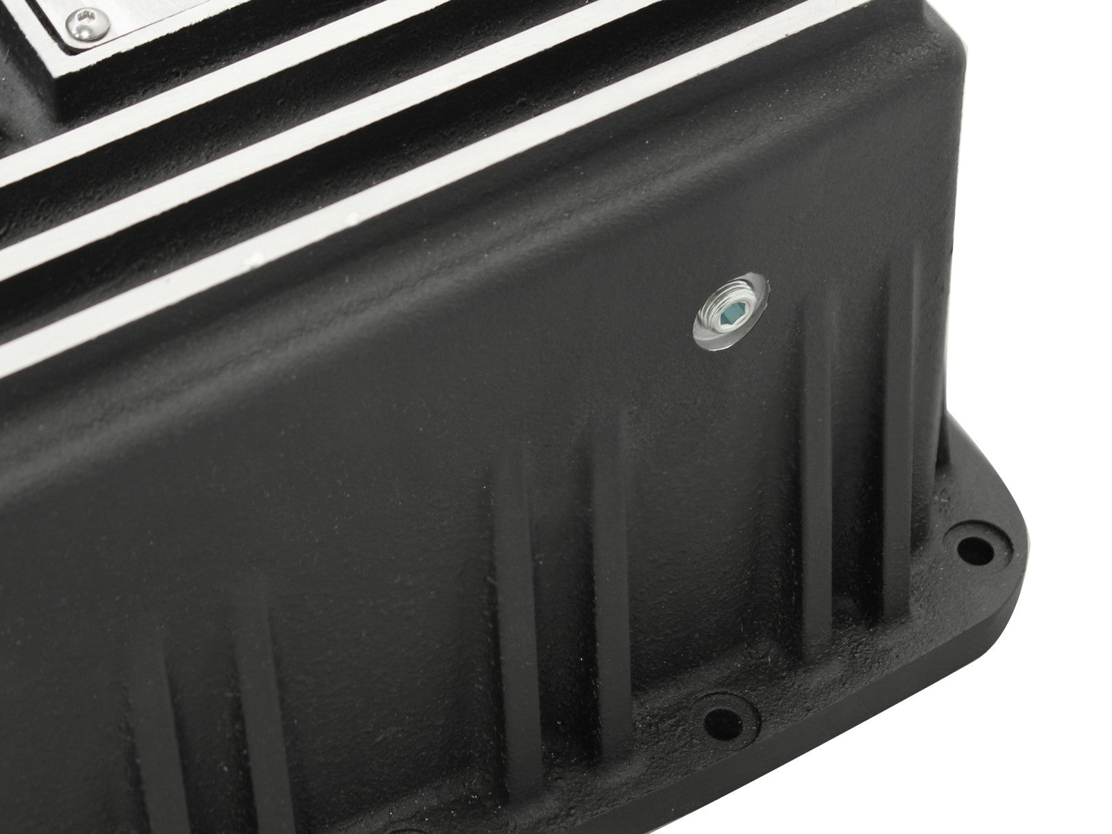 aFe Power Transmission Pan Black w/ Machined Fins (6R80 Transmission) Ford F-150 Trucks 09-19