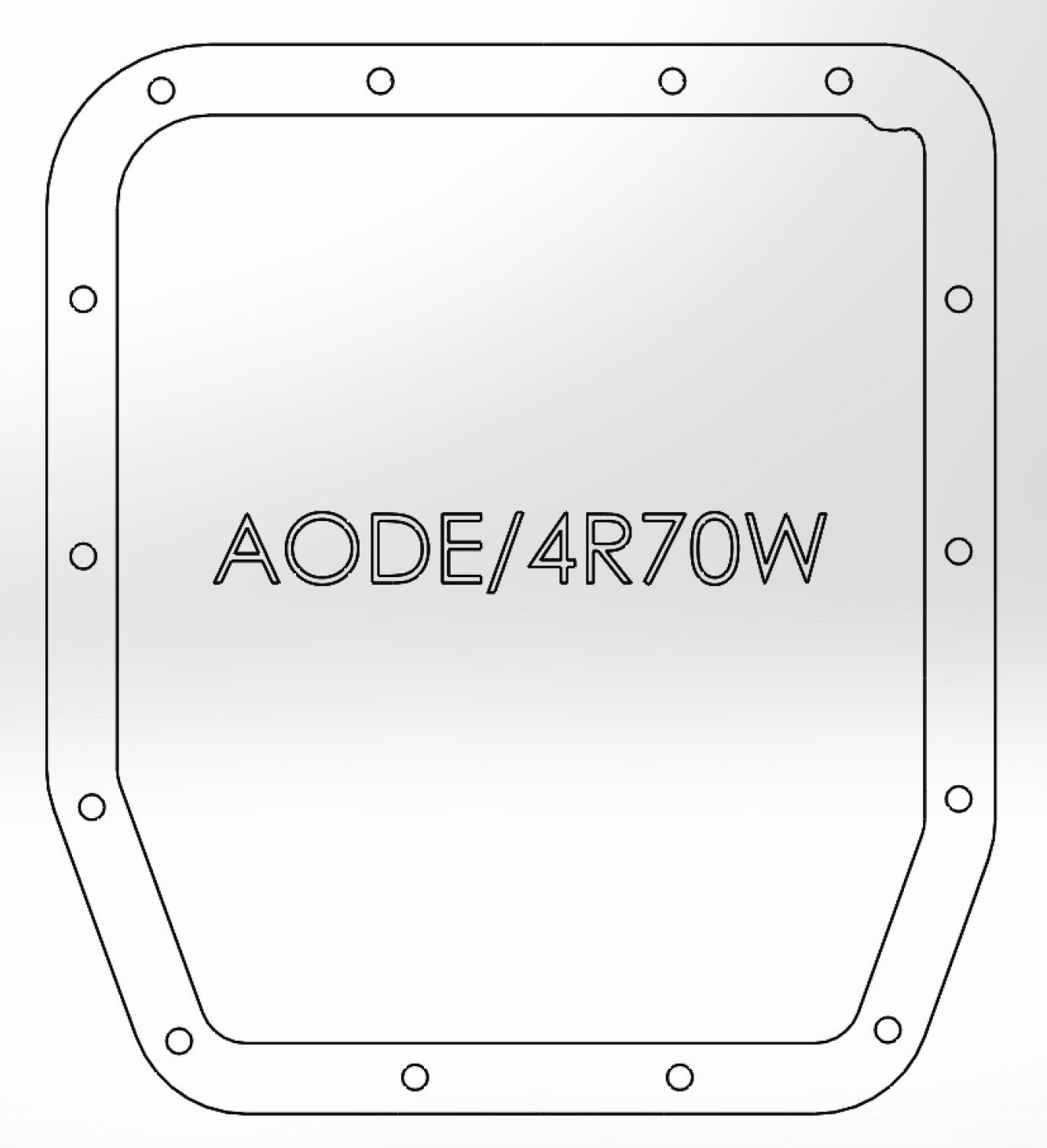 aFe Power Transmission Pan Raw w/ Machined Fins Ford Trucks 93-08