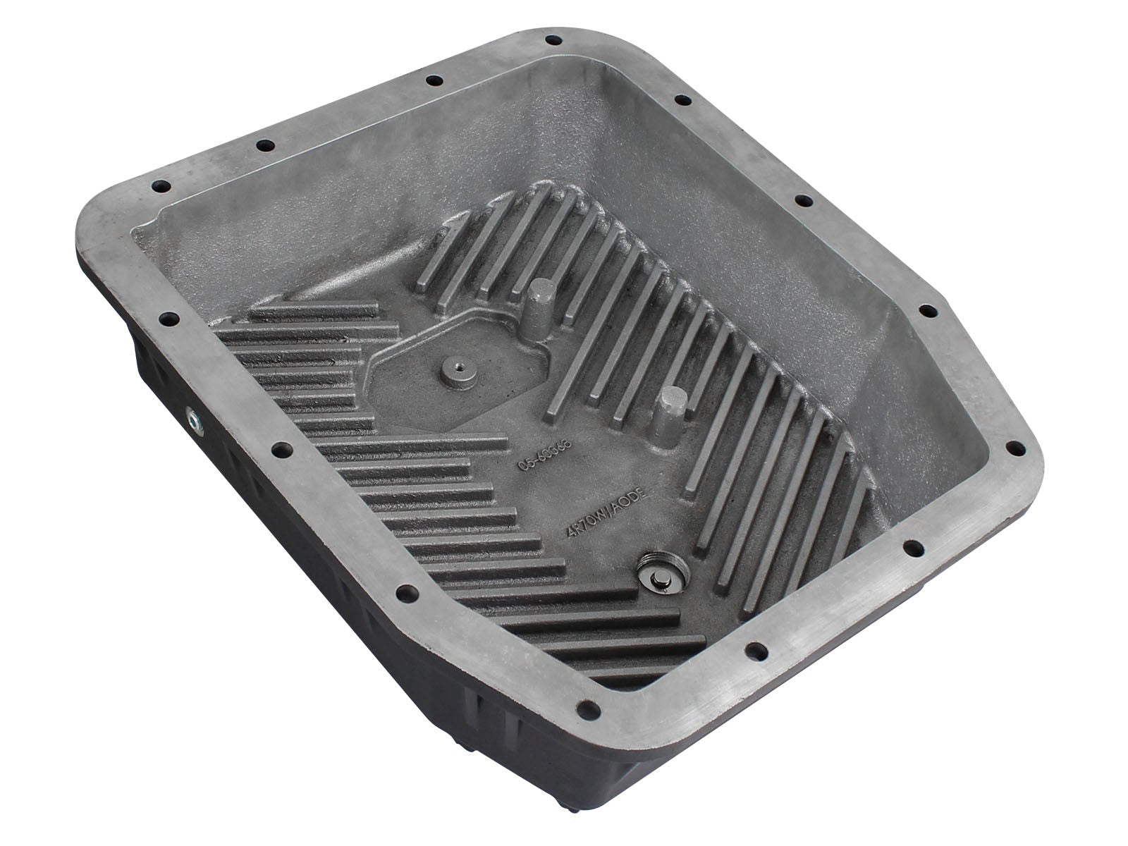 aFe Power Transmission Pan Black w/ Machined Fins Ford Trucks 93-08 - 0